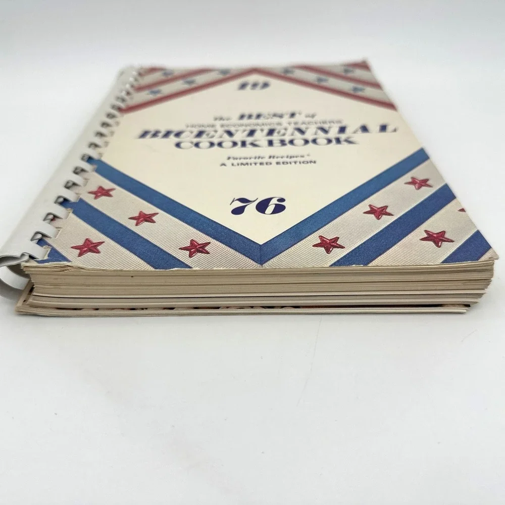 Best Of Home Economics Teachers Bicentennial Cookbook 1976 Spiral Bound Recipes